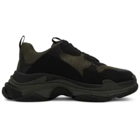 Triple S Sneakers “Olive Green Black” 536737W2FW24010