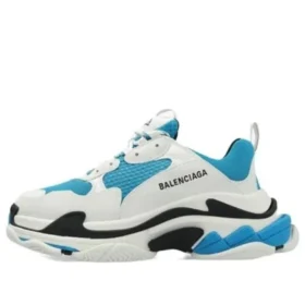 Triple S Sneakers “White Carib Blue” 536737W2FW59941