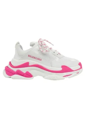 Triple S Sneakers “White Fluo Pink” 536737W2CA35390