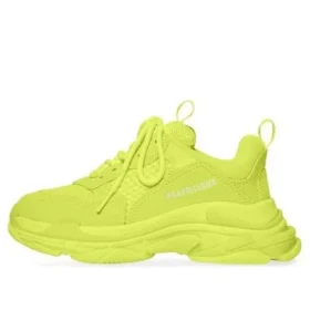 Triple S Sneakrs “Fluo Yellow” 654251-W2CA5-7590