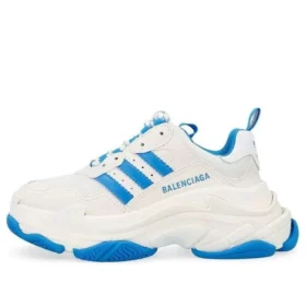 Triple S x Adidas “White Blue” 712764W2ZB39040