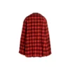Trompe L”oeil Checked Shirt And T-Shirt “Red Navy” 699371TNM256167