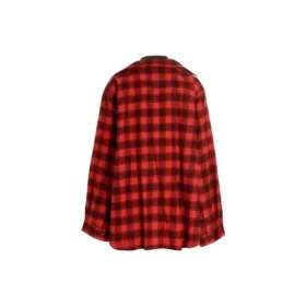 Trompe L”oeil Checked Shirt And T-Shirt “Red Navy” 699371TNM256167