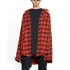 Trompe L”oeil Checked Shirt And T-Shirt “Red Navy” 699371TNM256167