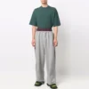 Trompe L”oeil Double Waistband Sweatpants “Red Grey” 662627TKM366100