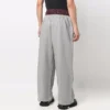 Trompe L”oeil Double Waistband Sweatpants “Red Grey” 662627TKM366100