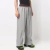 Trompe L”oeil Double Waistband Sweatpants “Red Grey” 662627TKM366100