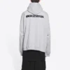 Turn Hoodie Wide Fit “Heather Grey Black” 674986TLVB41167