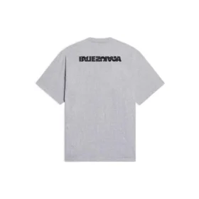 Turn Slit T-Shirt “Grey Black” 675016TLVB31167