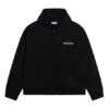 Turn Zip-Up Hoodie Wide Fit “Black” 674719TLVB49034