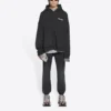 Turn Zip-Up Hoodie Wide Fit “Black” 674719TLVB49034
