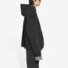 Turn Zip-Up Hoodie Wide Fit “Black” 674719TLVB49034