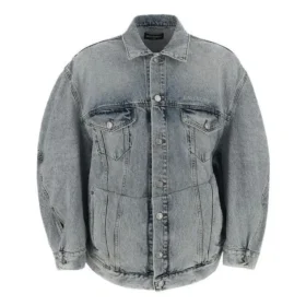 Twisted Sleeve Denim Jacket “Blue Skies” 706654TDW144824