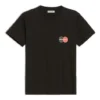 Uniform Logo Printing Retro Small Slim Fit Short Sleeve Black 612964TIV791000