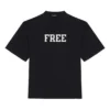 Unisex FW 21 Free Letter Printing Black 661715TKVD31070