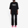 Unisex FW 21 Free Letter Printing Black 661715TKVD31070