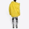Unisex FW21 Faux Fur Jacket Yellow 663000TKQ077200