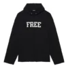 Unisex FW21 Free Letter Printing Sweatshirt Black 661711TKVD41070