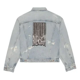 Unisex FW21 Logo Denim Jacket Blue 664329TBP488961