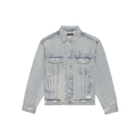 Unisex FW21 Logo Denim Jacket Blue 664329TBP488961