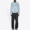 Unisex FW21 Logo Denim Jacket Blue 664329TBP488961