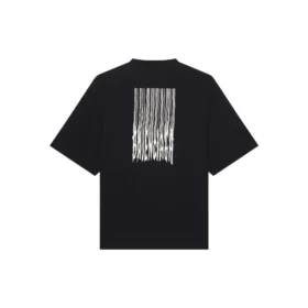 Unisex FW21 Printing Round-neck Tee Black 661715TKVE51070