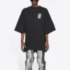 Unisex FW21 Printing Round-neck Tee Black 661715TKVE51070