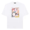 Unisex I Love Dogs Printing White 641614TJVH19000