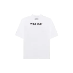 Unisex I Love Dogs Printing White 641614TJVH19000