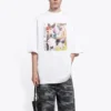 Unisex I Love Dogs Printing White 641614TJVH19000