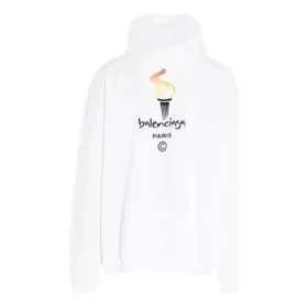 Unisex Logo Oversize Sweatshirt White 620973TIV459040