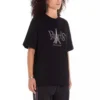 Unisex Paris Printing Round-neck Black 594599TGV661000