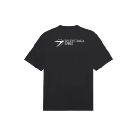 Unisex SS21 Corporate Printing Round-neck Short Sleeve Black 612966TKV861070