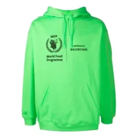 Unisex SS21 World Food Programme Logo Printing Green 600583TJVK44162