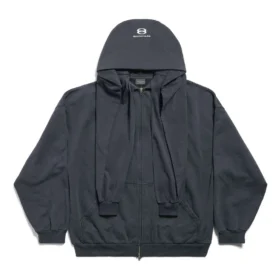 Unity Sports Icon Incognito Zip-up Hoodie Oversized “Black” 794030TQVB24372