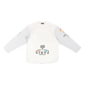 Upside Down Long Sleeve T-Shirt “White” 698155TMVC99000