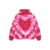 Valentines Day Tie-Dye Hoodie Wide Fit “Red” 675003TLVI86802