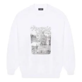 Venezia Print Sweater “White” 652981TKV899094