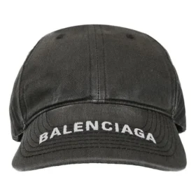 Washed Denim Logo Baseball Cap “Black/White” 617160-4A2B4-1077