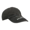 Washed Denim Logo Baseball Cap “Black/White” 617160-4A2B4-1077