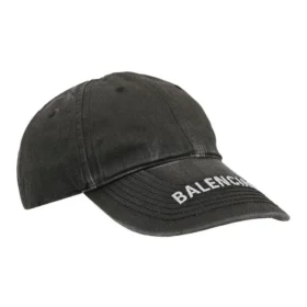Washed Denim Logo Baseball Cap “Black/White” 617160-4A2B4-1077