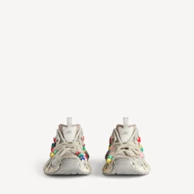 Women’s 3xl extreme lace sneaker in eggshell/multicolor