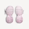 Women’s 3xl gel clearsole sneaker in white/pink/black Women’s 3xl gel clearsole sneaker in white/pink/black