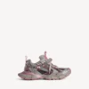 Women’s 3xl gradient sneaker with charms in grey/pink Women’s 3xl gradient sneaker with charms in grey/pink