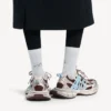 Women’s 3xl interlace sneaker in brown/beige/blue Women’s 3xl interlace sneaker in brown/beige/blue