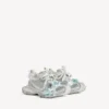 Women’s 3xl lace sneaker in taupe/white/light blue Women’s 3xl lace sneaker in taupe/white/light blue