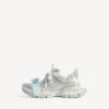 Women’s 3xl lace sneaker in taupe/white/light blue Women’s 3xl lace sneaker in taupe/white/light blue