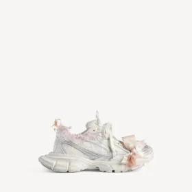 Women’s 3xl lace sneaker in white/light pink