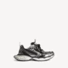 Women’s 3xl sneaker in black/silver Women’s 3xl sneaker in black/silver