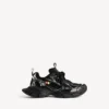 Women’s 3xl sneaker with charms in black/silver Women’s 3xl sneaker with charms in black/silver